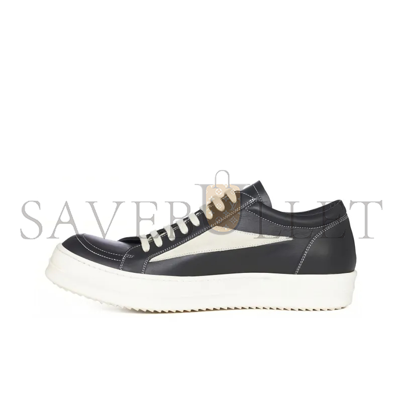 RICK OWENS LUXOR VINTAGE LOW BLACK MILK RP02C1888LCGLVS
